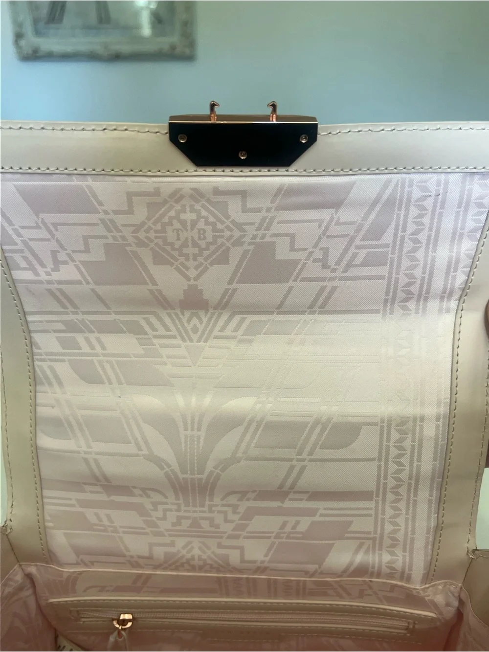 Ted Baker London Verina Faux Pearl Lock, Lady Satchel